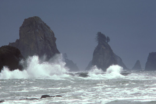 Oregon coast, sea stacks