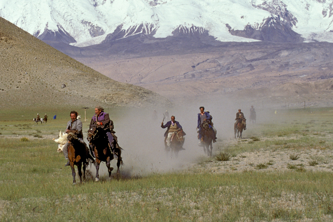 Grabbing goat, Pamirs, China