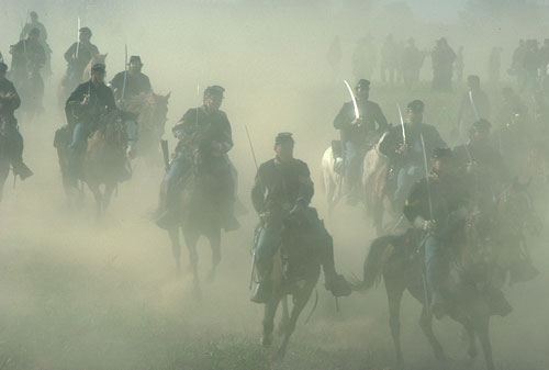 Gettysburg battle reenactment, Gettysburg, PA